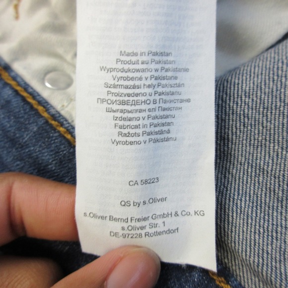 Q/S by s.Oliver Rick Slim Fit Jeans Men 34X32 Blue Denim Cotton Comfort 634 - Picture 6 of 13